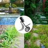 Vertical Manual Weeding Tool with Wheel,Garden Gap Weeding Hook, for Lawn, Yard, Backyard, and Driveway Maintenance, Handheld Gap Weeding Tool