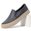 Fashion Men's Casual Leather Shoes Fashionable Breathable Men Casual Low Top Board Shoes Driving Shoes