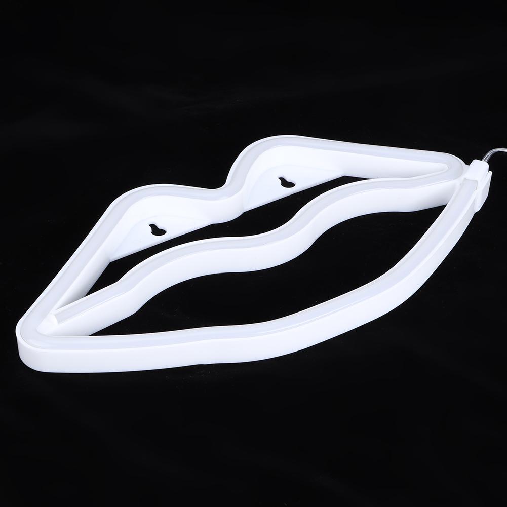 Cute Lip Shape LED Light Birthday Wedding Party Bedroom Valentine s Day Decoration Ornament