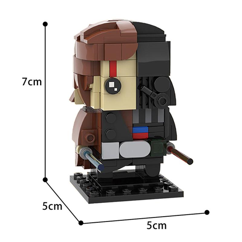 Buildmoc Star Movie Figures Vader-Anakined Ewoked Ahsokaed Kuiils General-Grievous Model Building Blocks Kids Toys for Children