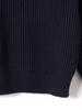 Ships Colors Hand Washable Ribbed Skipper Knit 226070009 Navy One Size