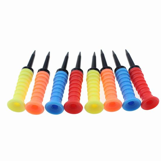 Golf Tees Golfers Plastic Sports Ball Holder Training Less Resistance Tool