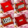 Game Fashion L-LEGO-O Pillow Case Soft Plush Fabric Double-Sided Printed Cushion Cover Warm Winter Sofa Pillow Case