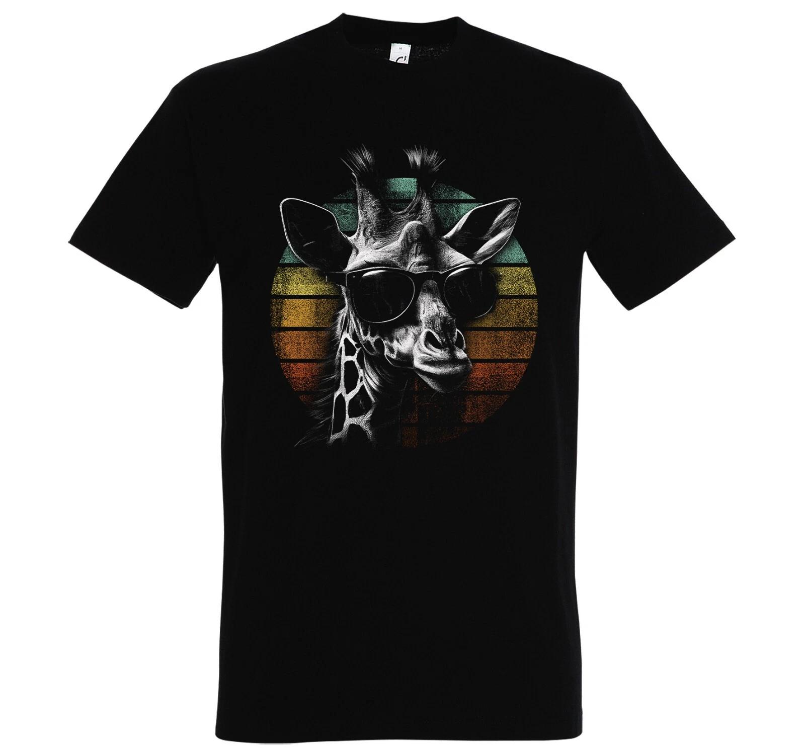 Youth Designz Retro Giraffe Mens T-Shirt Party Cool Funny Fun Saying 2XL
