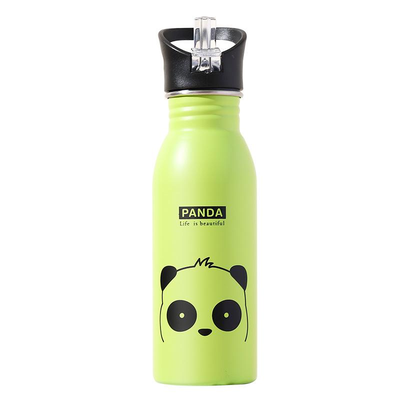 500ml Travel Bottle Sports Water Cup Straight Drink Bicycle Kettle Outdoor Sports Pot Stainless Steel Water Bottle