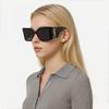 SAINT LAURENT Eyewear Blaze Geometric frame Sunglasses SLM119-001