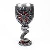 Creative 3D Gothic Wine Goblet Style Contain Dragon Claw Viking Skull Skeleton Punk Wine Glass Halloween Gifts Bar Drinkware Cup