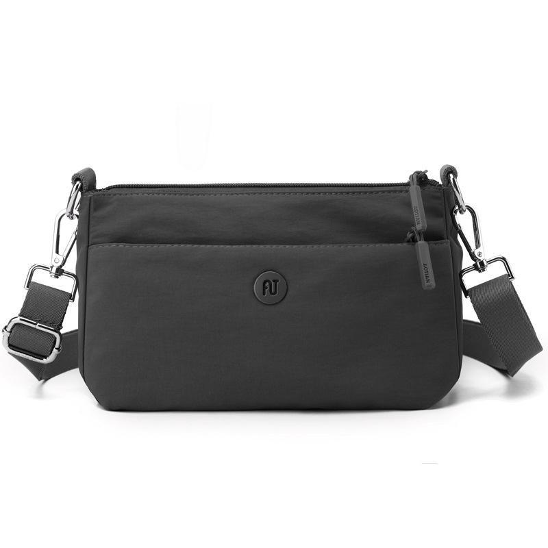 Women's Bag Solid Color Shoulder Bag Multi-Compartment Crossbody Bag