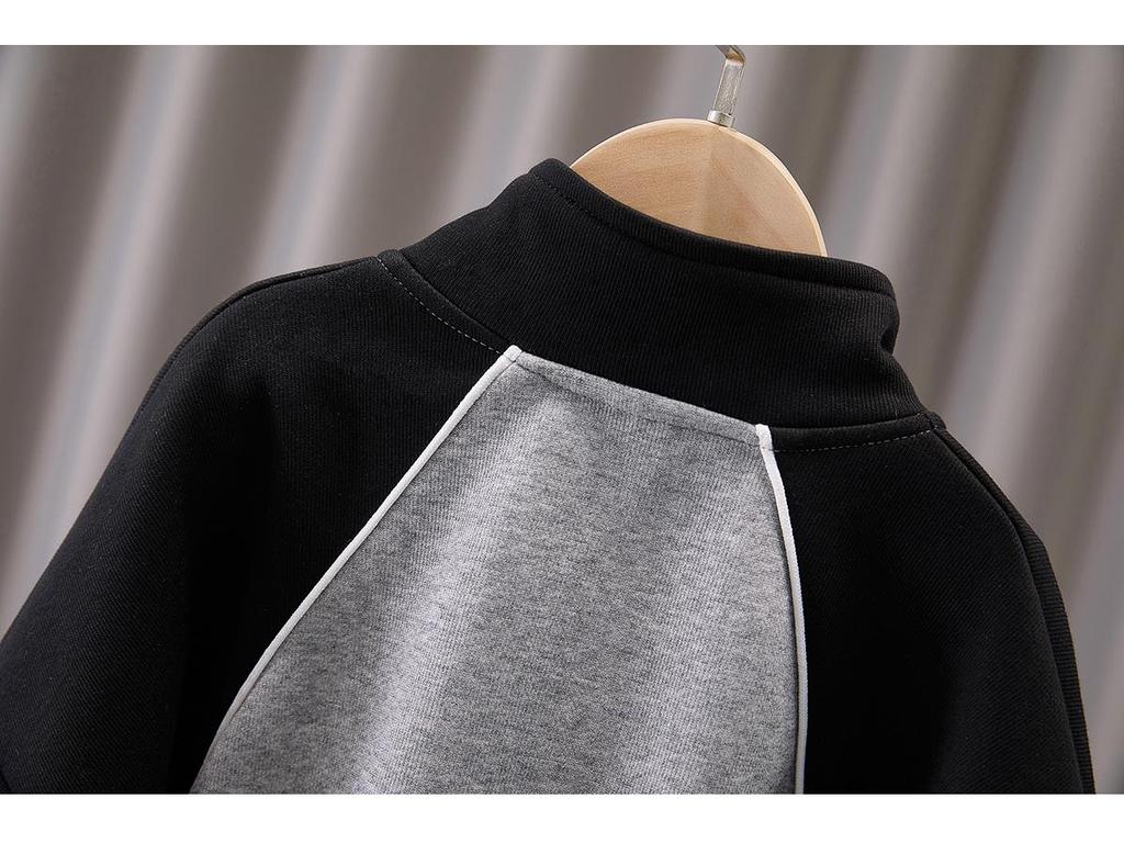 Veste Streetwear Mode Printemps/Automne 2025 pour Garçons & Ensemble Deux Pièces Sportif