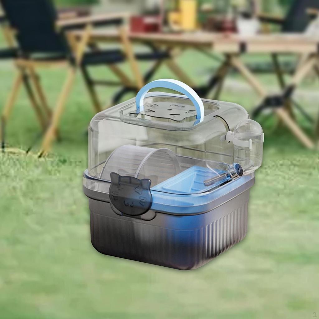 Compact Hamster Container for Small Animals Ideal Travel