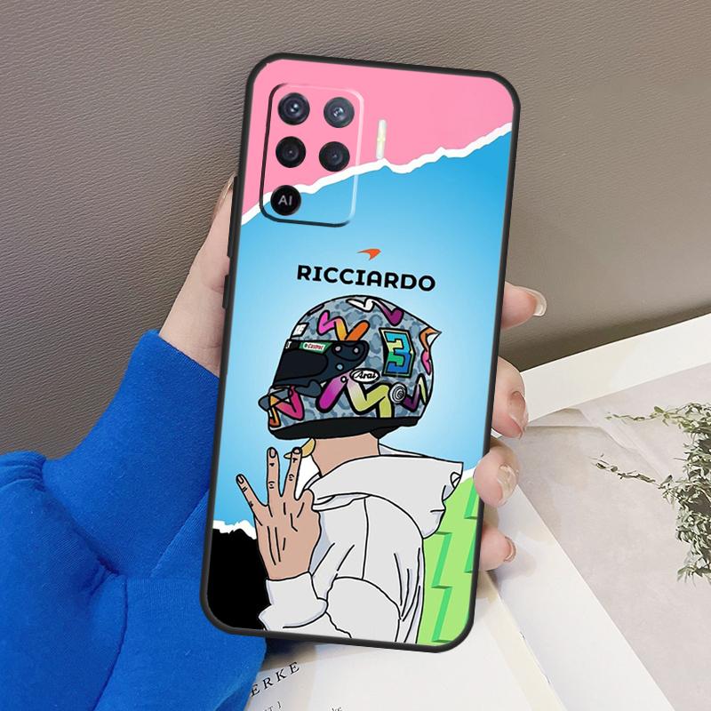 F1 Daniel Ricciardo 3 Phone Case For OPPO A54 A74 A94 A53S A1K A15 A16 A3S A5S A83 A91 A93 A5 A9 A53 A31 A52 A72