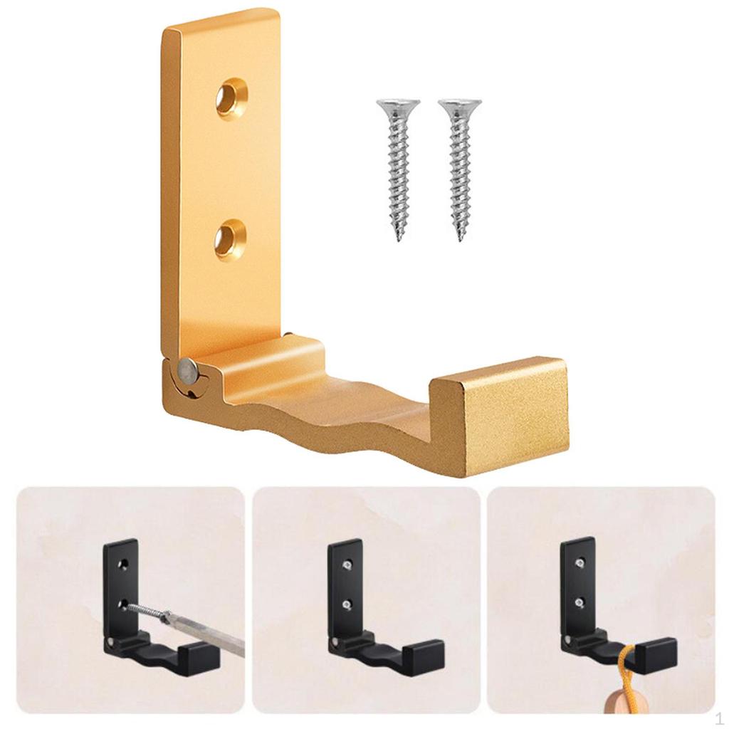 Folding Coat Hook Waterproof Hat Utensils Wall Hooks Foldable for Windows Jackets Outdoor