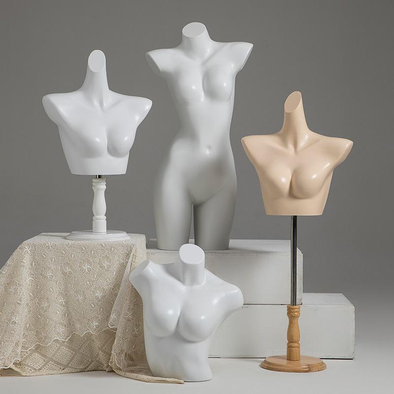 Unisex Torso Mannequin: Female & Male Underwear Display Stand