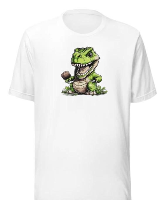 New T-Shirt  Unisex Dino T-shirt, Cotton, Gaming Shirt, Cartoon tees, Anime Shir XL