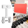 Sign Holder Clamp Merchandise Signs Multifunctional Shop Clothing Rack for Supermarket