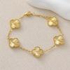 Lucky Four-leaf Clover Five-flower Bracelet - Tarnish-free Women's Bracelet
