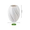 Rotating Wave Plastic Decorative Vase