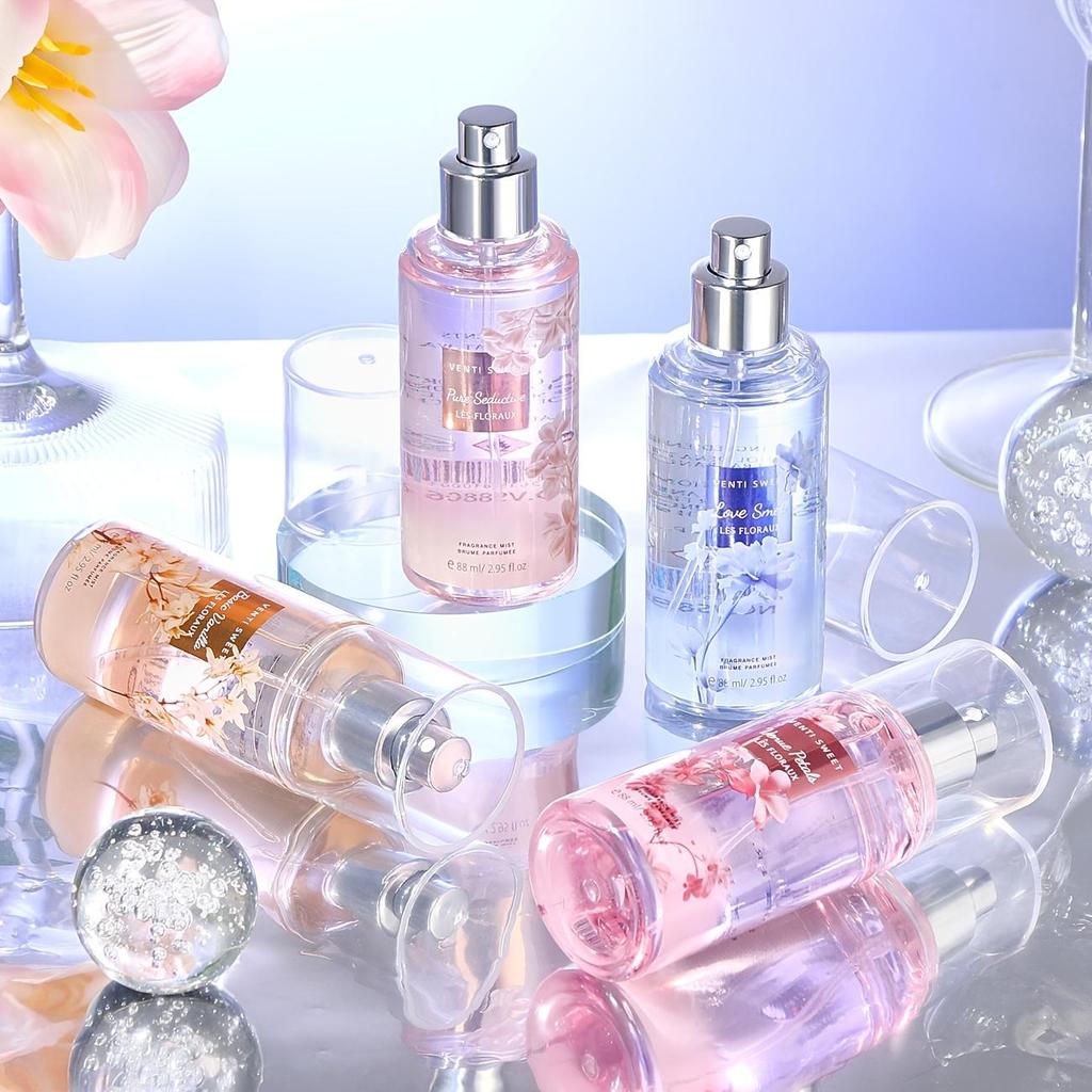 Long Lasting Fragrance Lady's Perfume, with Attractive Floral and Fruity Fragrance, Portable Toilet Spray, Sui… More
