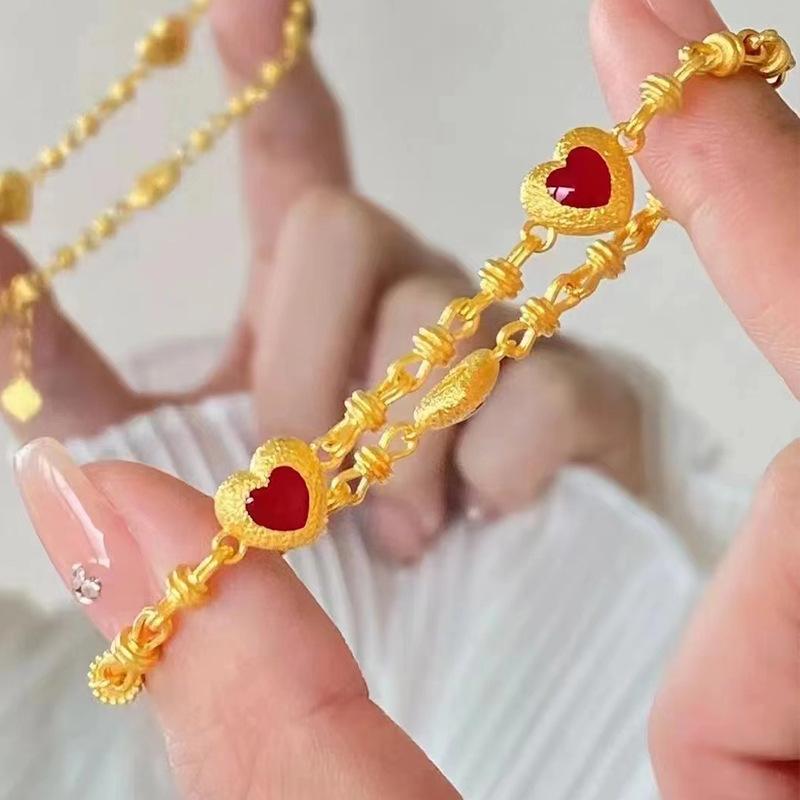 

Golden Design Bracelet Fashion Zircon Bracelet Women Wedding Engagement Not Fade Fine Jewelry High-end Retro Fashion Bracelets золотой