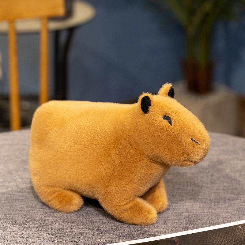 

Cute simulation capybara doll plush toy cute kapibara capybara doll children soothing doll 18cm（0.06kg）