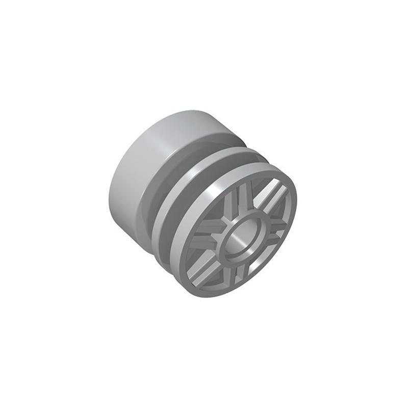 50pcs MOC 55981 Wheel 18mm X 14mm with Pin Hole Fake Bolts and Shallo for Building Blocks Parts DIY Educational Tech Parts Toys