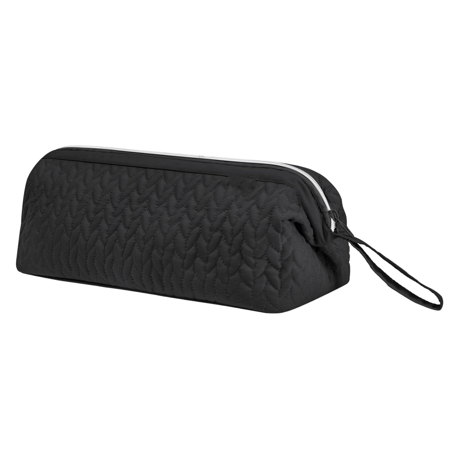 

Travel Storage Bag Zipper Closure Portable Hair Tools Bag Shockproof Hair Straightener Container for Outdoor Travel Commute чорний