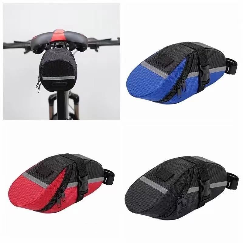 Bicycle Saddle Bag Nylon Waterproof Mountain Road Bicycle Disglement Bag Universal Light Outdoor Riding Supplies Ail Storage Bag