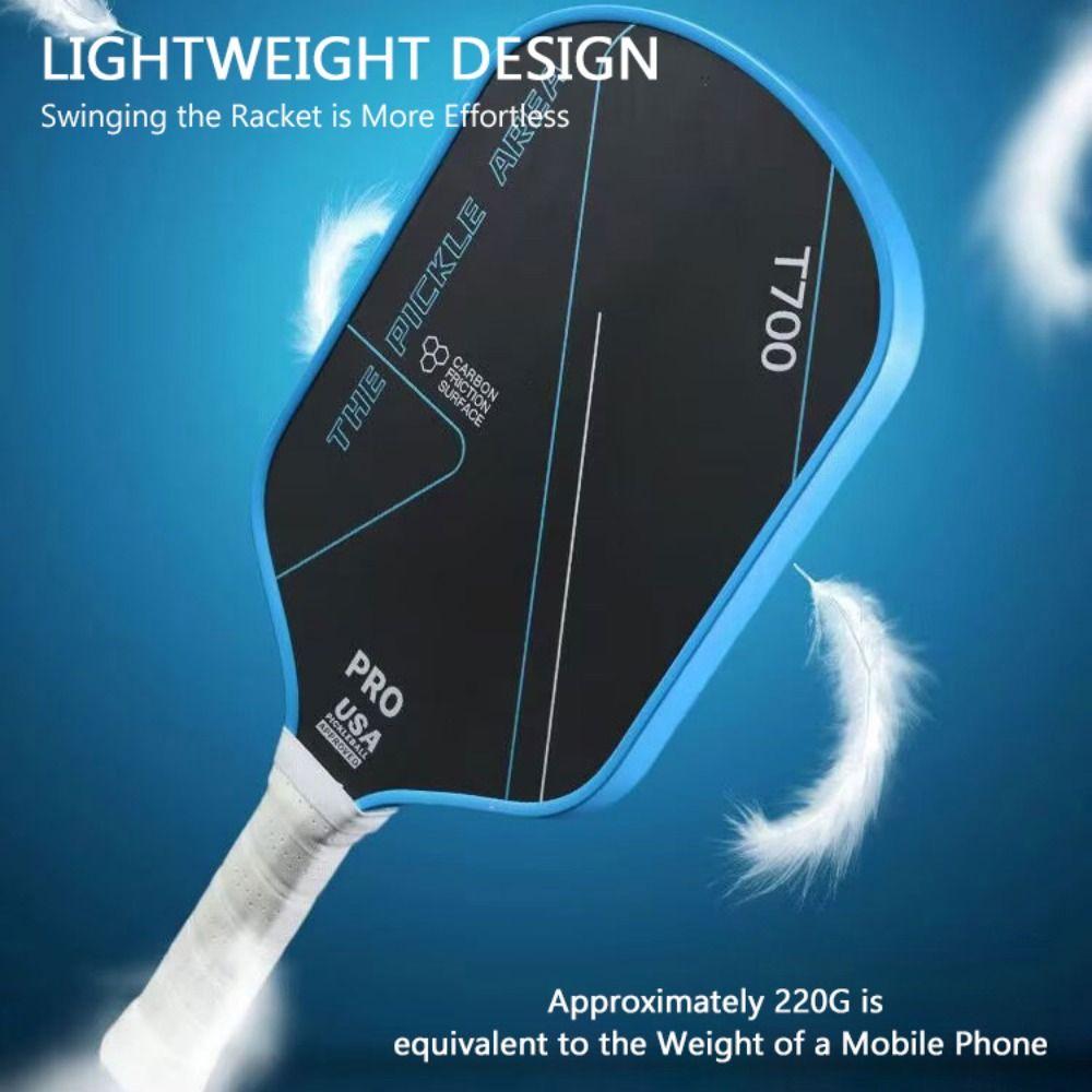 T700 Pickleball Paddle Carbon Fiber Pickle Ball Paddle Durable Pickleball Rackets Set