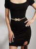 Metal Spring Belt Women'S Dress Shirt Sweater Elastic Elastic Waist Chain Waist Seal