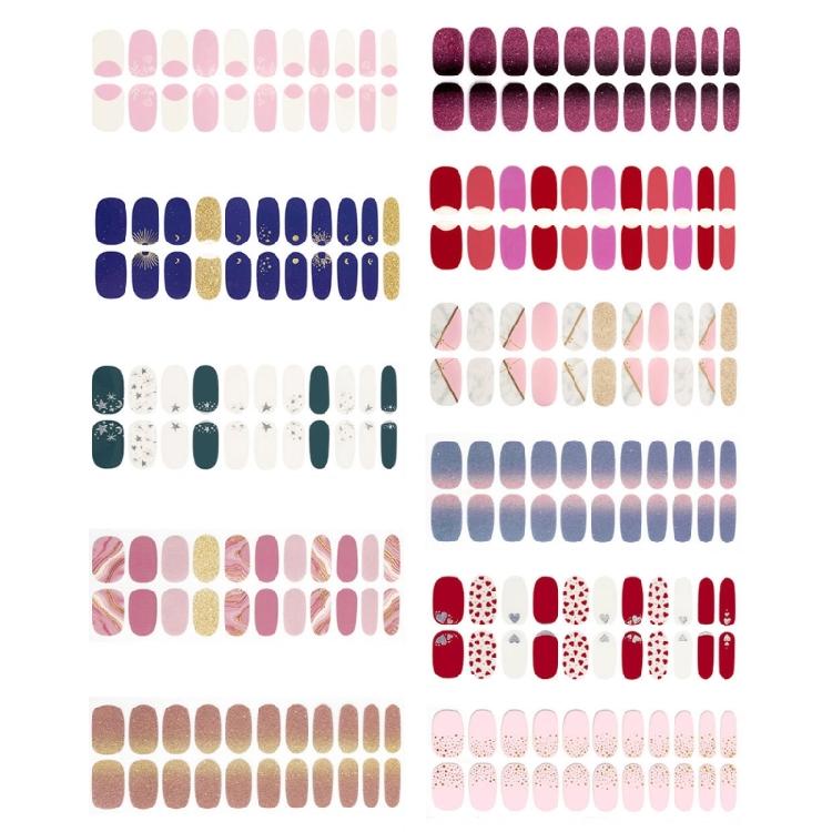 Nail Art Stickers for Manicure Decals Foil Stick-On Decorative Accessories