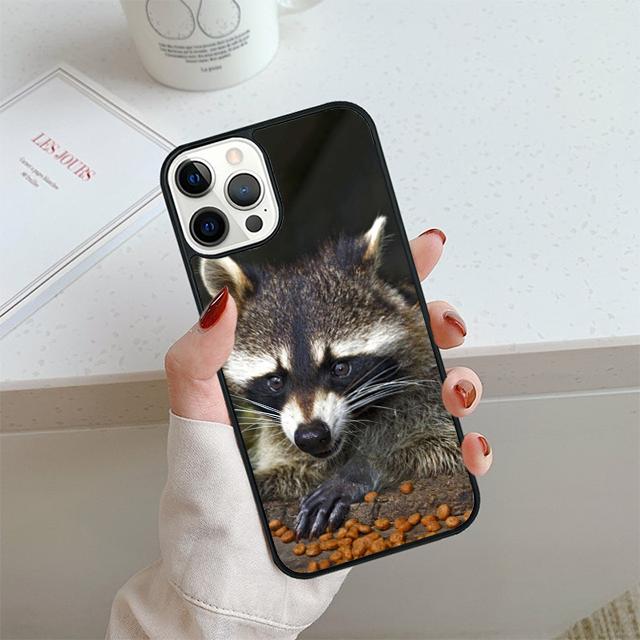 Raccoon Unique Design Phone Case For iPhone 17 Air 13 12 14 15 16  Cover For Apple 14 15 16 Pro Max Plus Coque