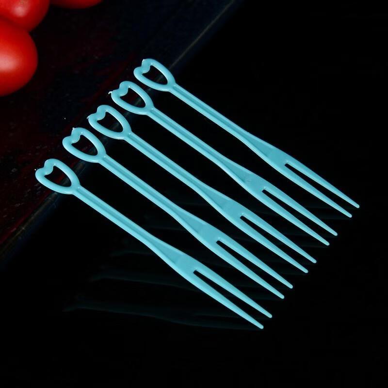 HANDUNYOU Disposable Heart Fruit Picks
