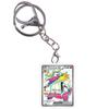Anime Pokemon Keychain Sprigatito Meowscarada Fuecoco Skeledirge Quaxly Quaquaval Acrylic Cards Anime Game Pendant Game Prop