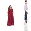 Elegante Abito Lungo da Donna con Design Intrecciato in Pizzo per Serate Formali e Cocktail