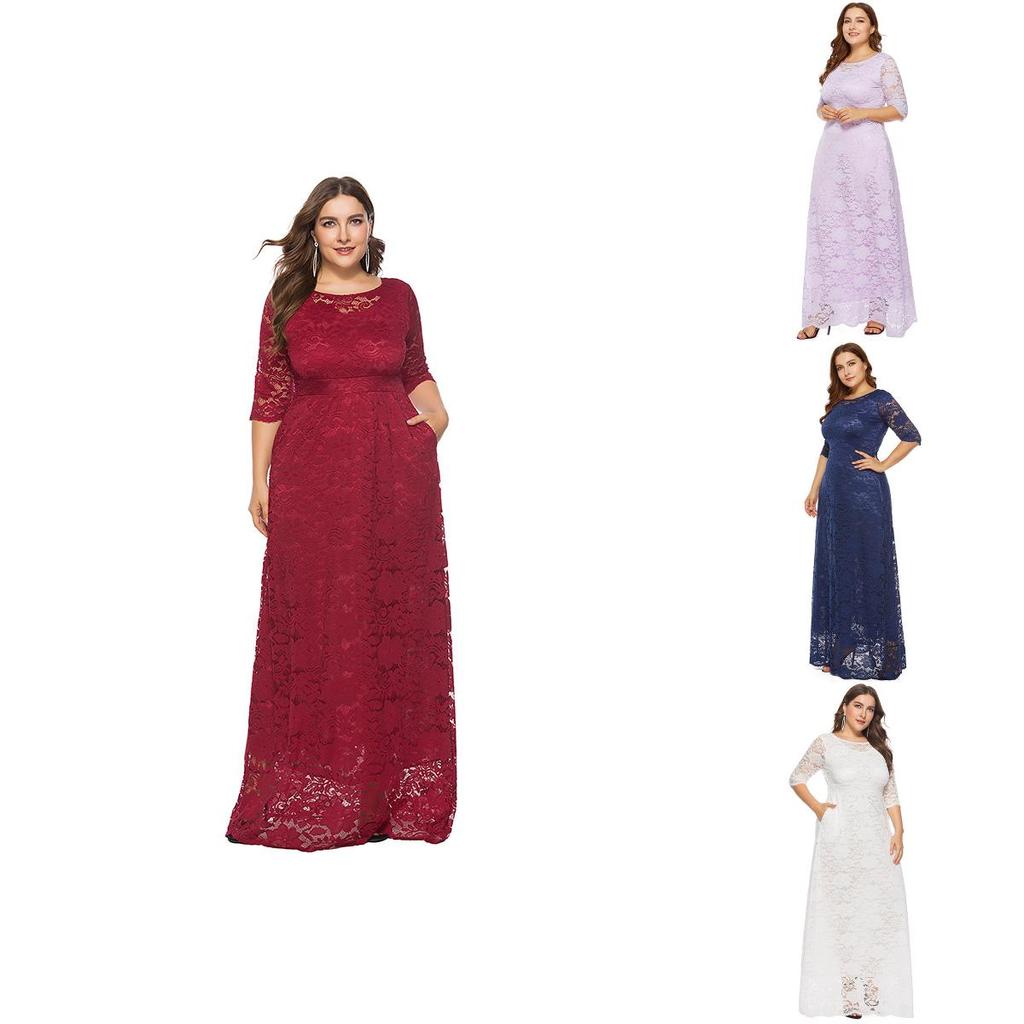 Elegante Abito Lungo da Donna con Design Intrecciato in Pizzo per Serate Formali e Cocktail