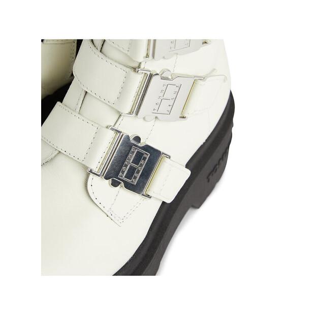 Ботильоны Tommy Jeans Tjw Chunky Boot Hardware EN0EN02443 Ecru