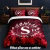 Servette FC Design Bed Bedding Set 1 Duvet Cover + 2 Pillowcases Soft Breathable Household Bed Linens