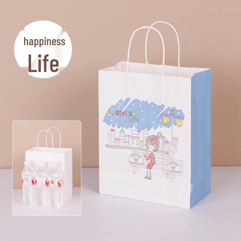 Miaojiayi Disposable Kraft Paper Carryout Bags