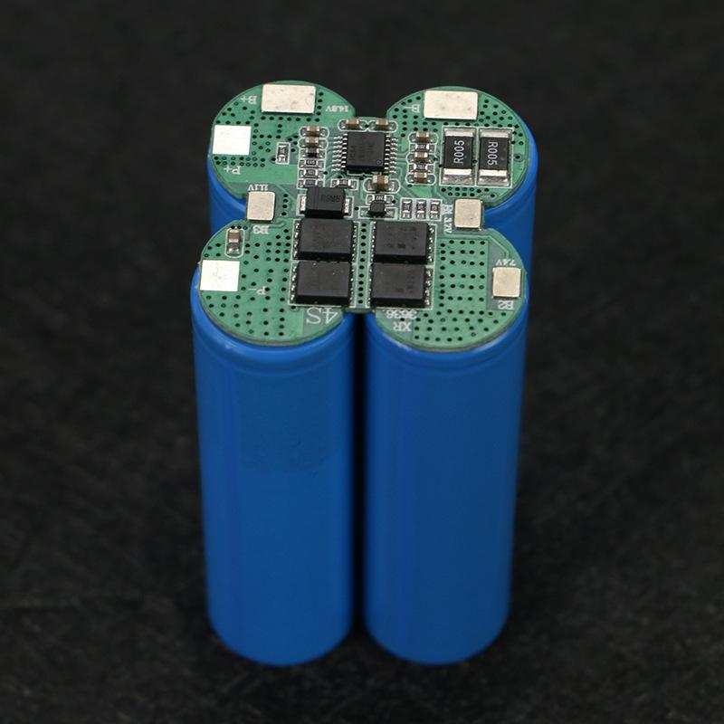 4S 15A 14.8V 18650 Lithium Battery Protection Board Plum Shape Common Port Overcurrent Protection For Electric Tools