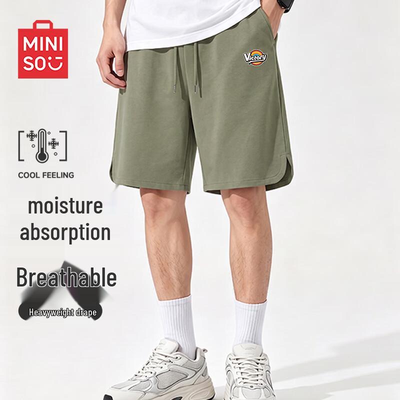 MINISO Men s American Heavyweight Casual Shorts M