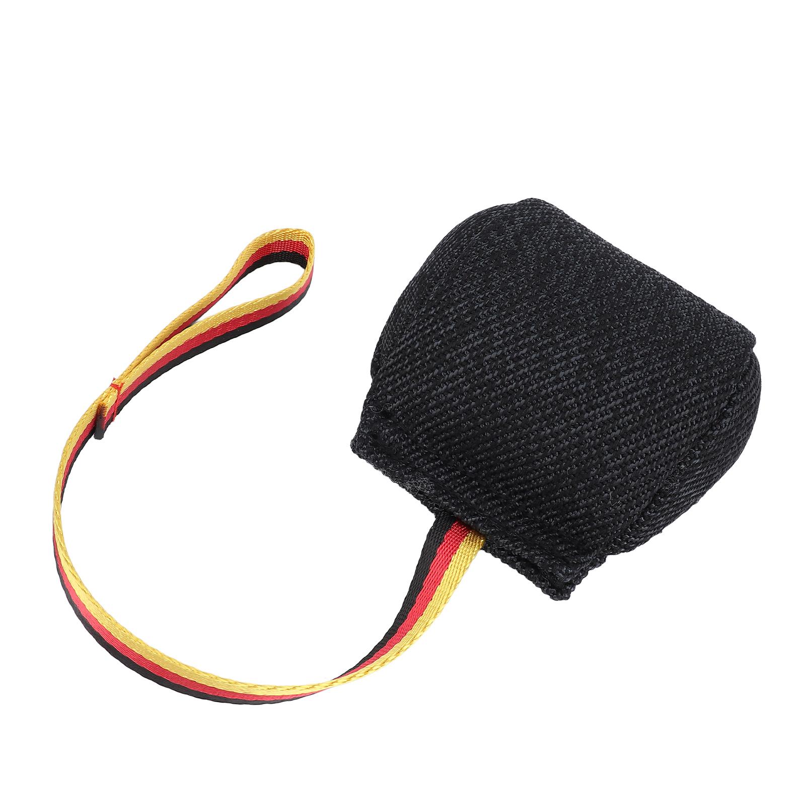 

Dog Training Ball Rope Toy Interactive Bite Resistant Reduce Anxiety Dog Ball Pull Throw Toy Tug Toy for Indoor Outdoor чёрный