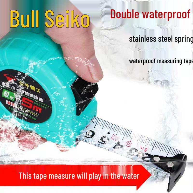 

Multifunctional Rustproof Washable High Wear-Resistant Construction Tool 5M19 Stainless Steel Spring Tape Washable - Single