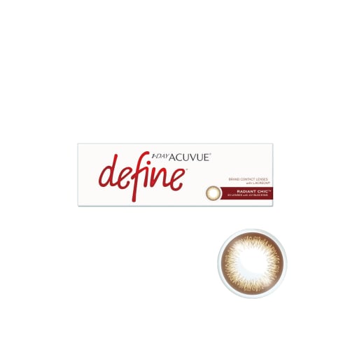 

1-Day Acuvue Define Moist Radiant Chic, 30 линз, BC 8.5, PWR +0.00