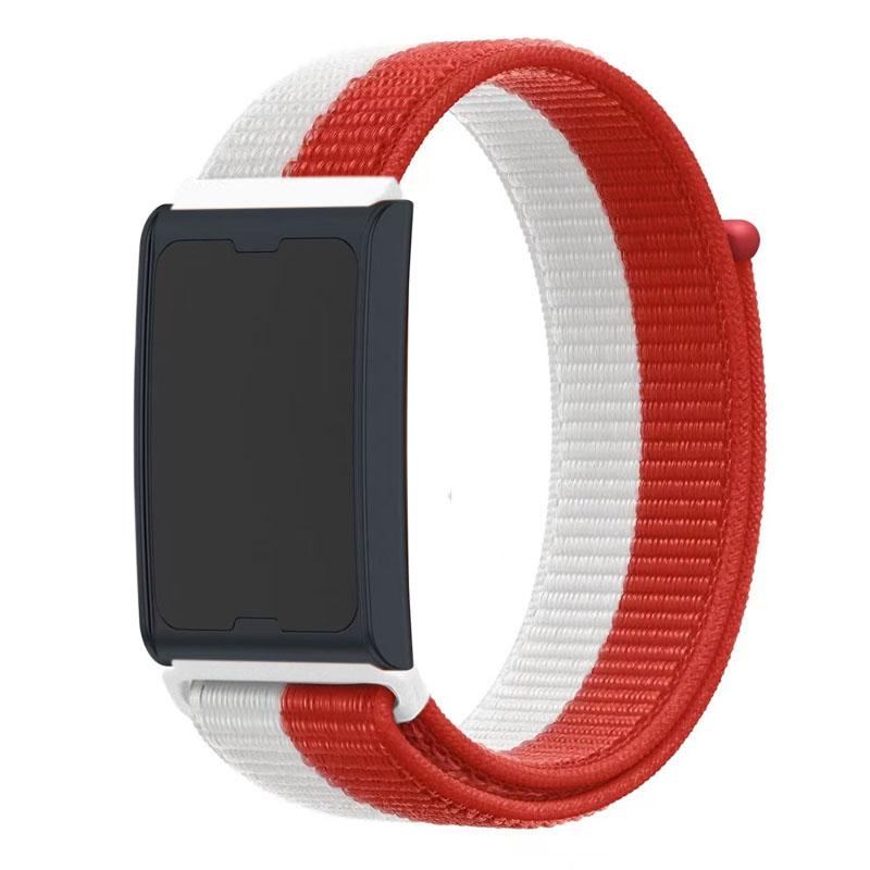 22mm 20mm Nylon-Schlaufenarmband für Amazfit Helio/Bip 6/Active 2/Balance 2 Armband im Flaggenstil für Amazfit GTR 4/GTS 4 mini