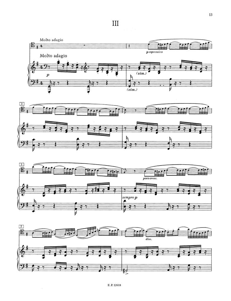 Saint-Saëns: Sonata Op. 168 (bassoon, piano) Peters Publishing