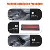 Car Center Console Organizer Tray For Ford Ranger 2023 2024 2025 Interior Accessories Armrest Box Front Storage Box