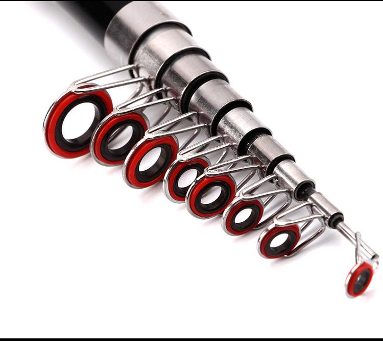 Ultra-krátká mini sada rybářských prutů - 2,3 m a 2,1 m kapesní rybářské vybavení