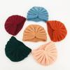 New Baby Fetal Hat, Baby Autumn and Winter Warm Knitted Hat, Children's Wool Hat Turban Hat