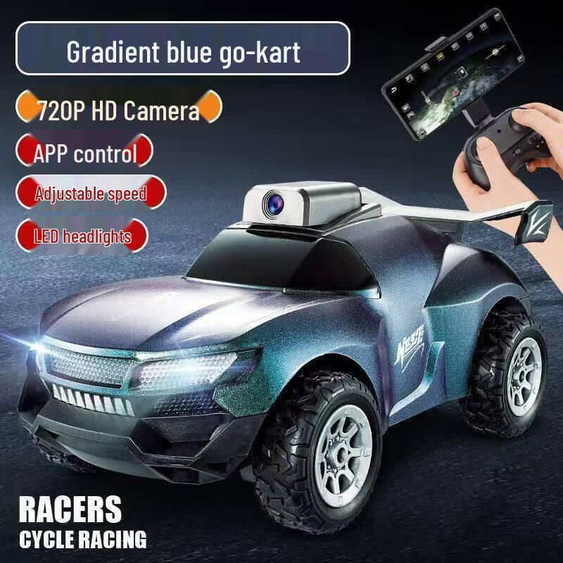 Zhixin Yuncai RC Off-Road Vehicle with 8K Camera, LED & App Control