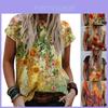 Women's Floral Print Short Sleeve Tops Featuring Soft Material For Ultimate Comfort